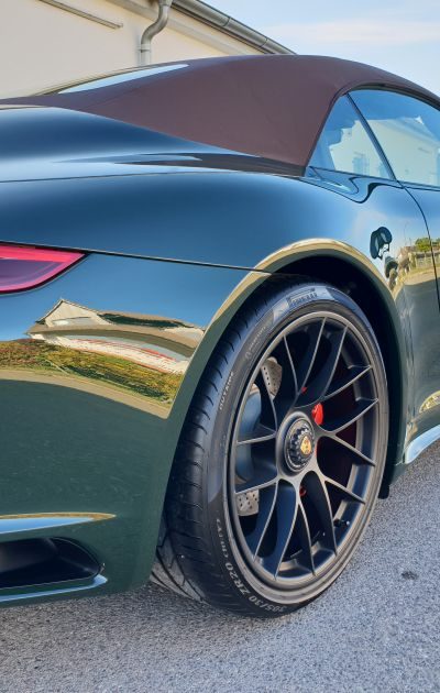 Porsche 911 Cabrio nach Lackveredelung